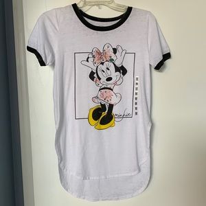 Floral Minnie Tshirt- Juniors size medium